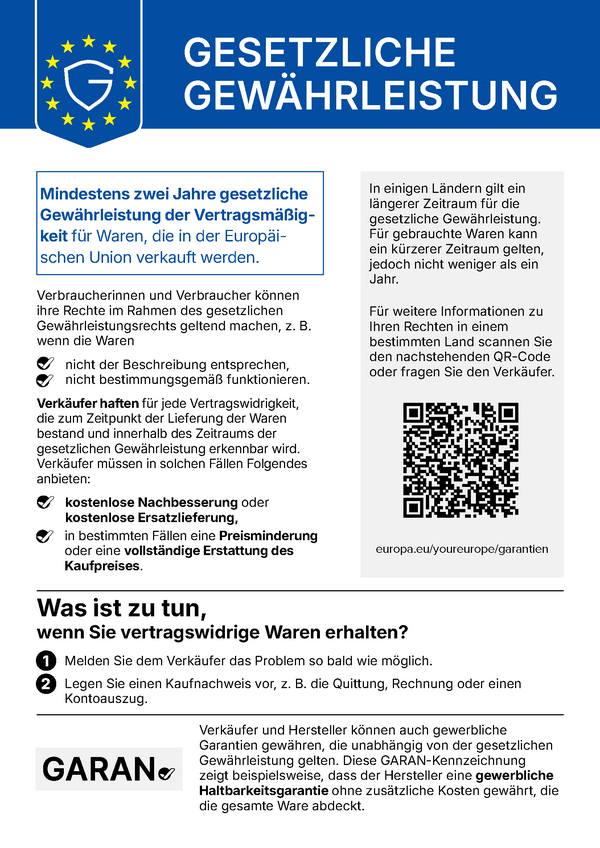 EU-Gewaehrleistungslabel - generisch