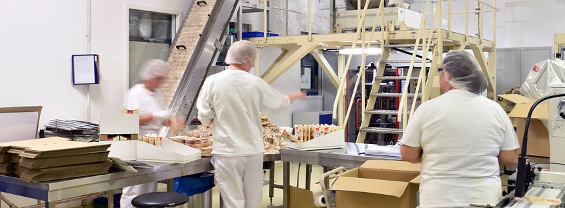 Luftentfeuchter f&uuml;r Abf&uuml;llung und Verpackung